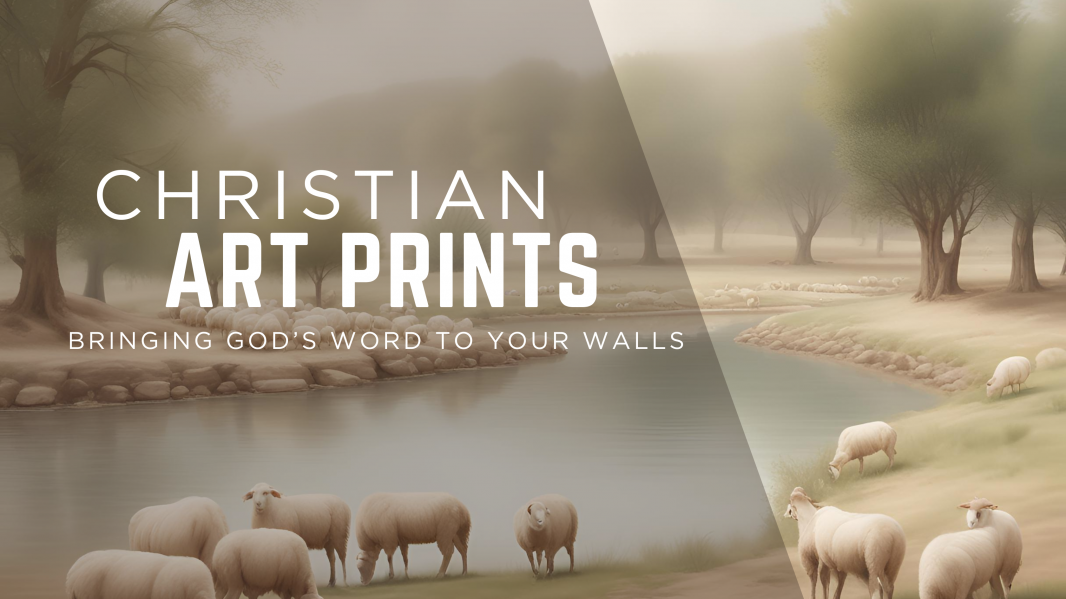 Christian art canvas displaying God’s Word, perfect for bringing faith and inspiration to your walls.
